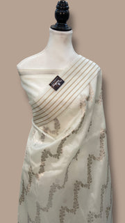Pure Kora Handloom Banarasi Saree - The Handlooms