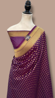 Italian Moonga Silk Handloom Banarasi Saree - The Handlooms