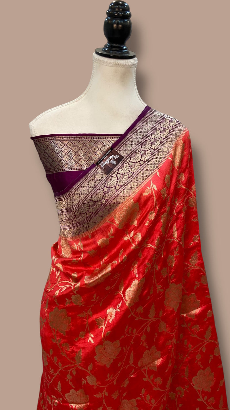 Pure Chiniya Khaddi Handloom Banarasi Saree - The Handlooms