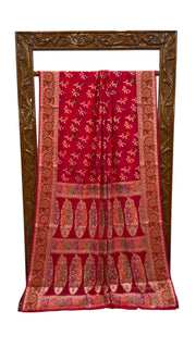 Pure Chiffon Khaddi Banarasi Saree - The Handlooms