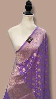 Pure Katan Silk Handloom Banarasi Dupatta - The Handlooms