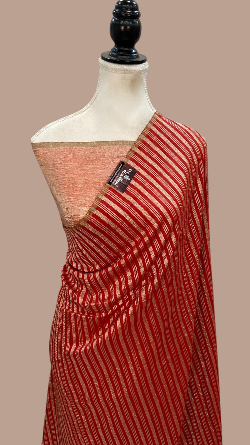 Moonga Silk Handloom Banarasi Saree - The Handlooms