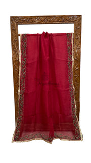 Pure Organza Handloom Banarasi Saree - Handwork - The Handlooms