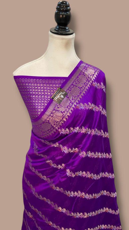 Pure Mango Silk Banarasi Handloom Saree - The Handlooms