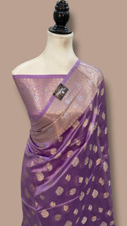 Pure Mango Silk Banarasi Handloom Saree - The Handlooms