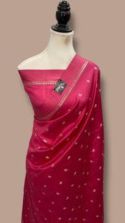 Pure Mango Silk Banarasi Handlokom Saree - The Handlooms