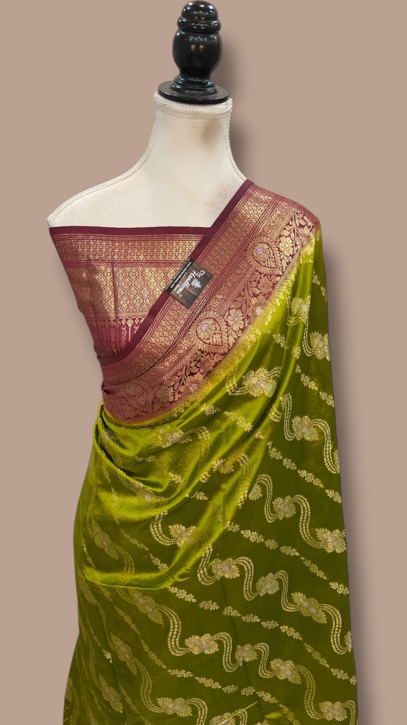 Pure Dupion Silk Banarasi Saree