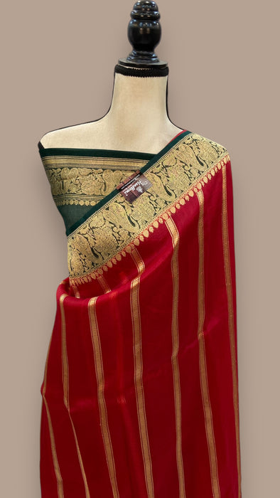 Pure Kora Handloom Banarasi Saree