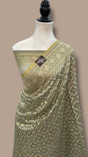 Pure Cotton Tissue Banarasi Handloom Saree - The Handlooms
