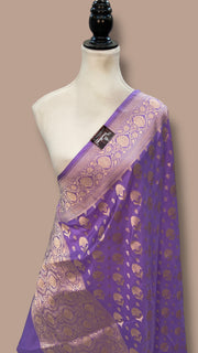 Pure Katan Silk Handloom Banarasi Dupatta - The Handlooms