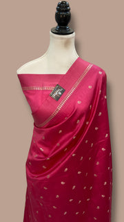 Pure Mango Silk Banarasi Handlokom Saree - The Handlooms
