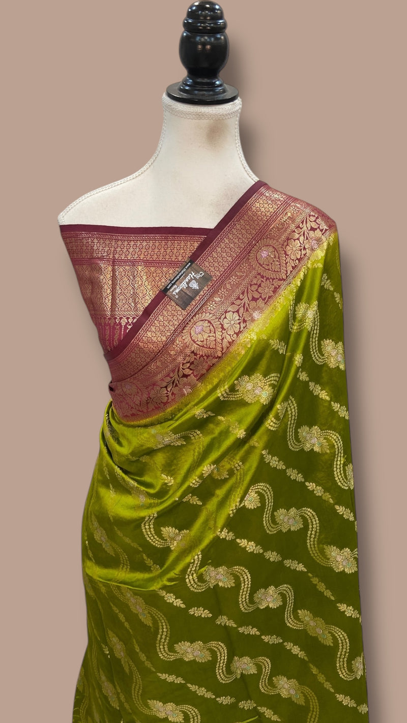 Pure Dupion Silk Banarasi Saree