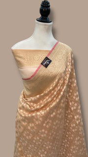 Pure Cotton Tissue Banarasi Handloom Saree - The Handlooms