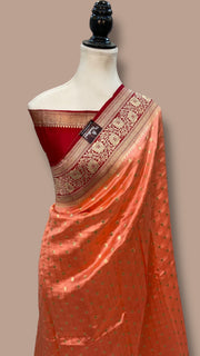 Pure Chiniya Khaddi Handloom Banarasi Saree - The Handlooms