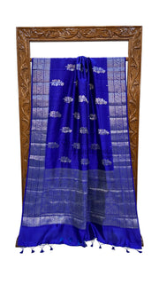 Pure Mango Silk Banarasi Handloom Saree - The Handlooms