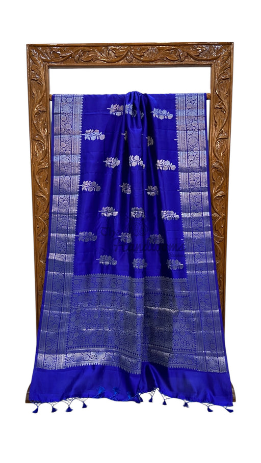 Pure Mango Silk Banarasi Handloom Saree - The Handlooms
