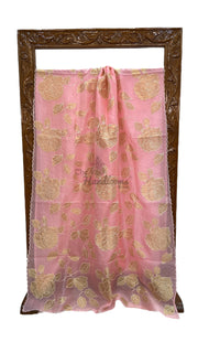 Pure Organza Handloom Banarasi Saree - Handwork - The Handlooms