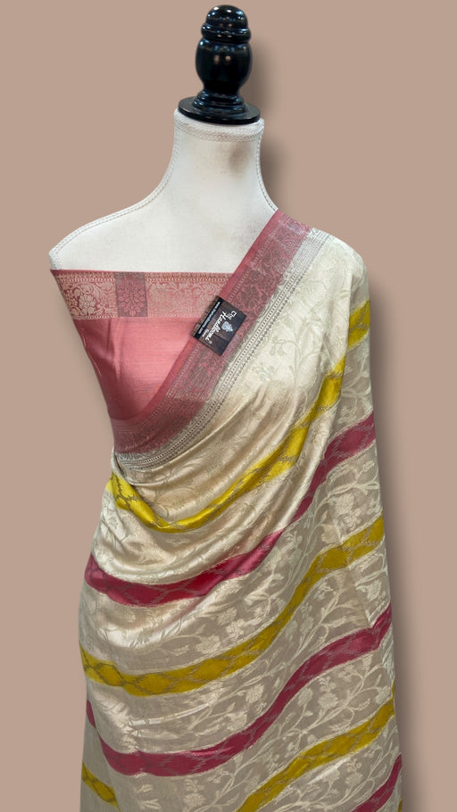 Pure Chiniya Silk Handloom Banarasi Saree - The Handlooms