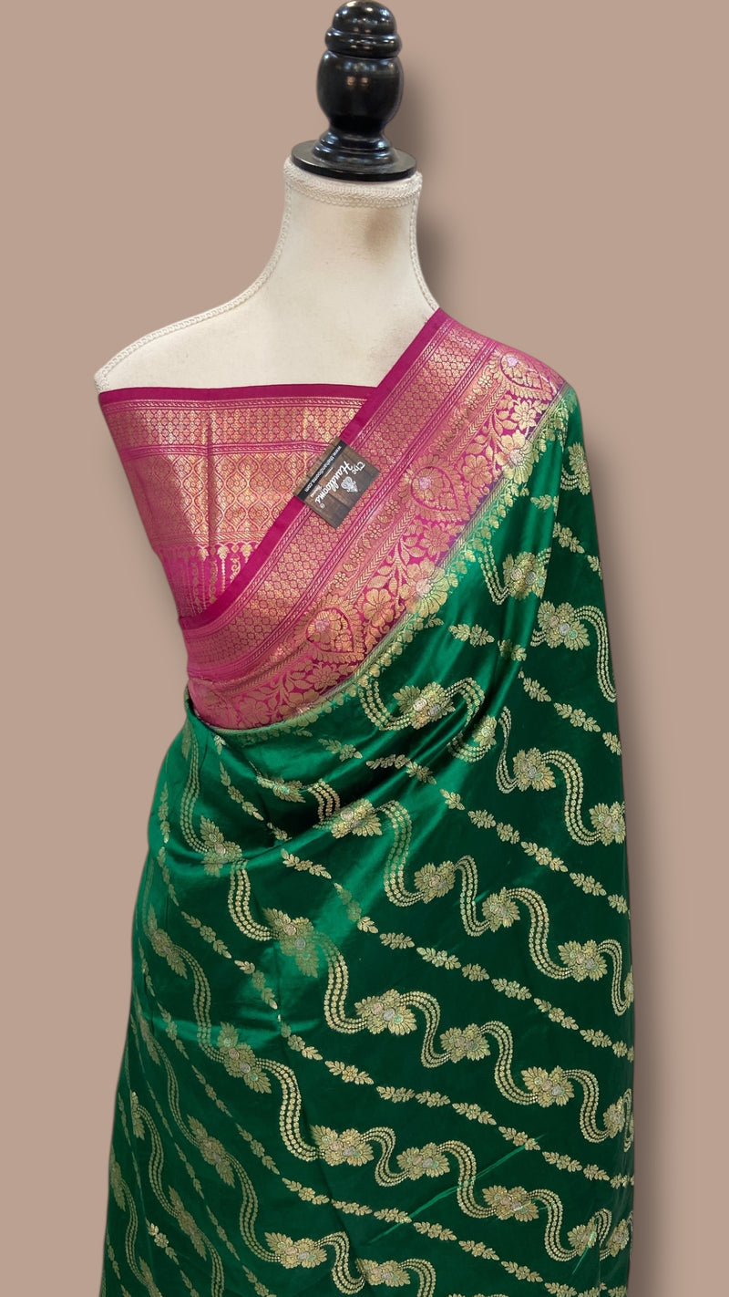 Pure Dupion Silk Banarasi Saree