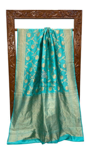 Pure Dupion Silk Banarasi Handloom Saree - The Handlooms