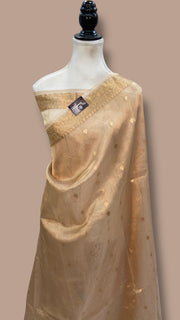 Pure Kora Tissue Handloom Banarasi Saree - The Handlooms