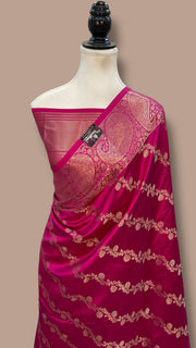 Pure Mango Silk Banarasi Handloom Saree - The Handlooms