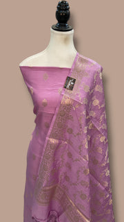 Pure Chiniya Silk Handlooms Banarasi Dress material - The Handlooms