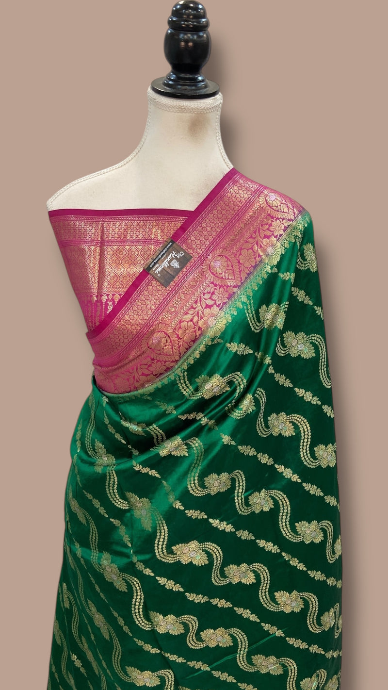 Pure Dupion Silk Banarasi Saree