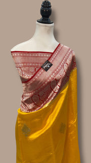 Pure Katan Silk Banarasi Handloom Saree - The Handlooms