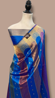 Pure Katan Silk Banarasi Handloom Saree - Rangkat - The Handlooms