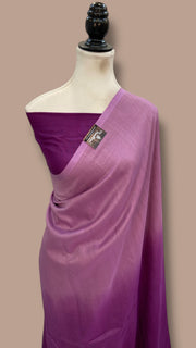 Tussar Georgette Handloom Banarasi Saree - The Handlooms