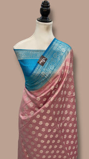 Pure Chiniya Silk Handloom Banarasi Saree - The Handlooms