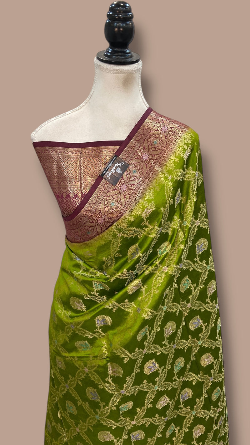 Pure Dupion Silk Banarasi Saree