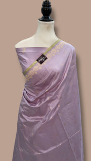Pure Katan Silk Banarasi Handloom Saree - All Over Kadua Motifs - The Handlooms