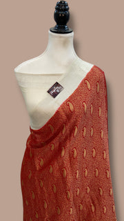 Pure Chiffon Khaddi Banarasi Saree - The Handlooms