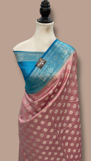 Pure Chiniya Silk Handloom Banarasi Saree - The Handlooms