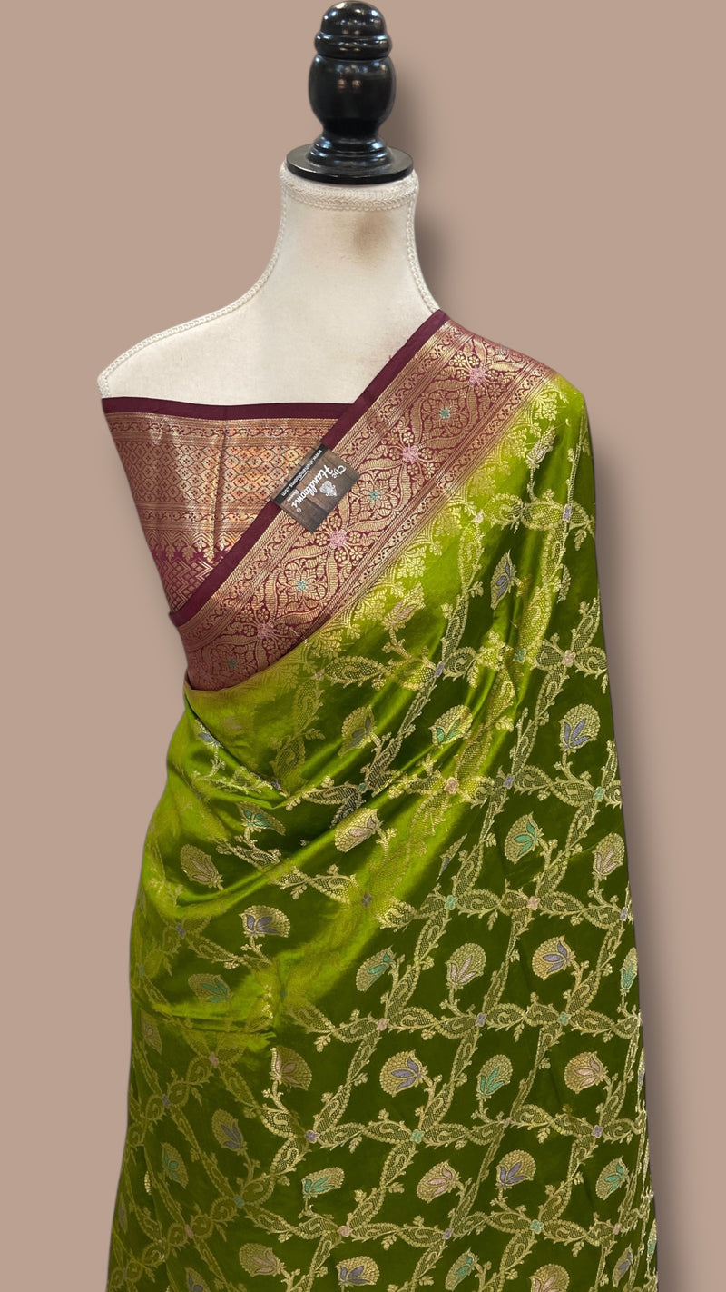 Pure Dupion Silk Banarasi Saree