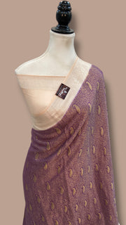 Pure Chiffon Khaddi Banarasi Saree - The Handlooms