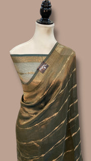 Pure Kora Tissue Handloom Banarasi Saree - The Handlooms