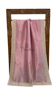 Banarasi Brocade Silk Saree with Exquisite Handwork - The Handlooms