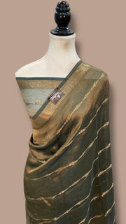 Pure Kora Tissue Handloom Banarasi Saree - The Handlooms