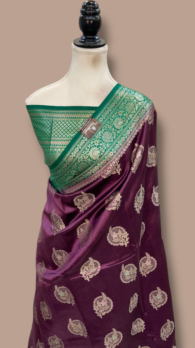 Pure Dupion Silk Banarasi Saree