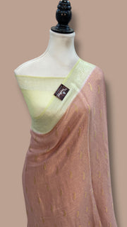 Pure Chiffon Khaddi Banarasi Saree - The Handlooms