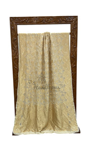 Khaddi Georgette Handloom Banarasi Saree - The Handlooms