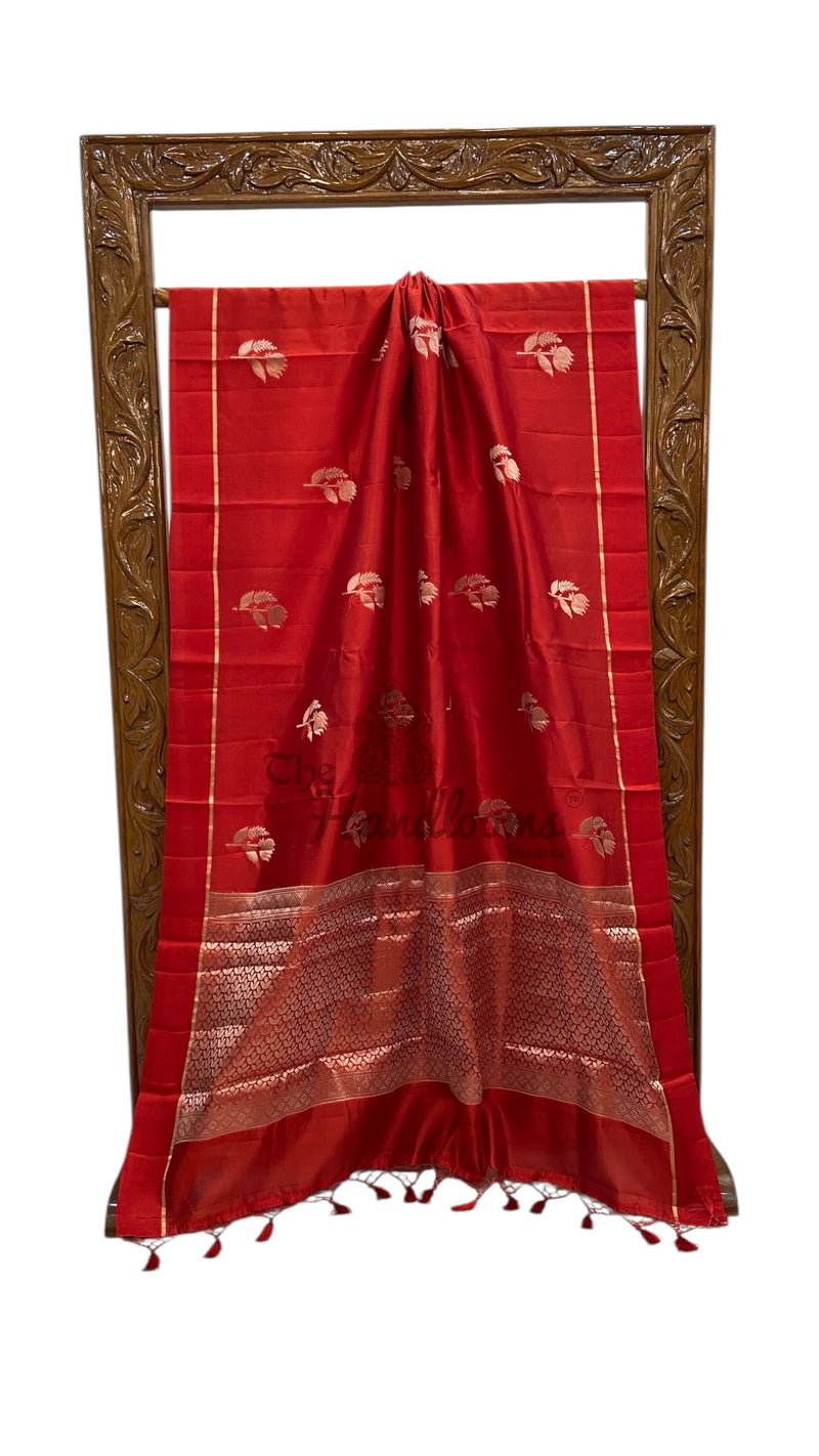 Pure Mango Silk Banarasi Handloom Saree - The Handlooms