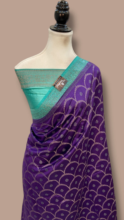 Pure Chiniya Silk Handloom Banarasi Saree - The Handlooms
