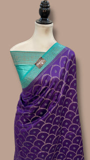 Pure Chiniya Silk Handloom Banarasi Saree - The Handlooms