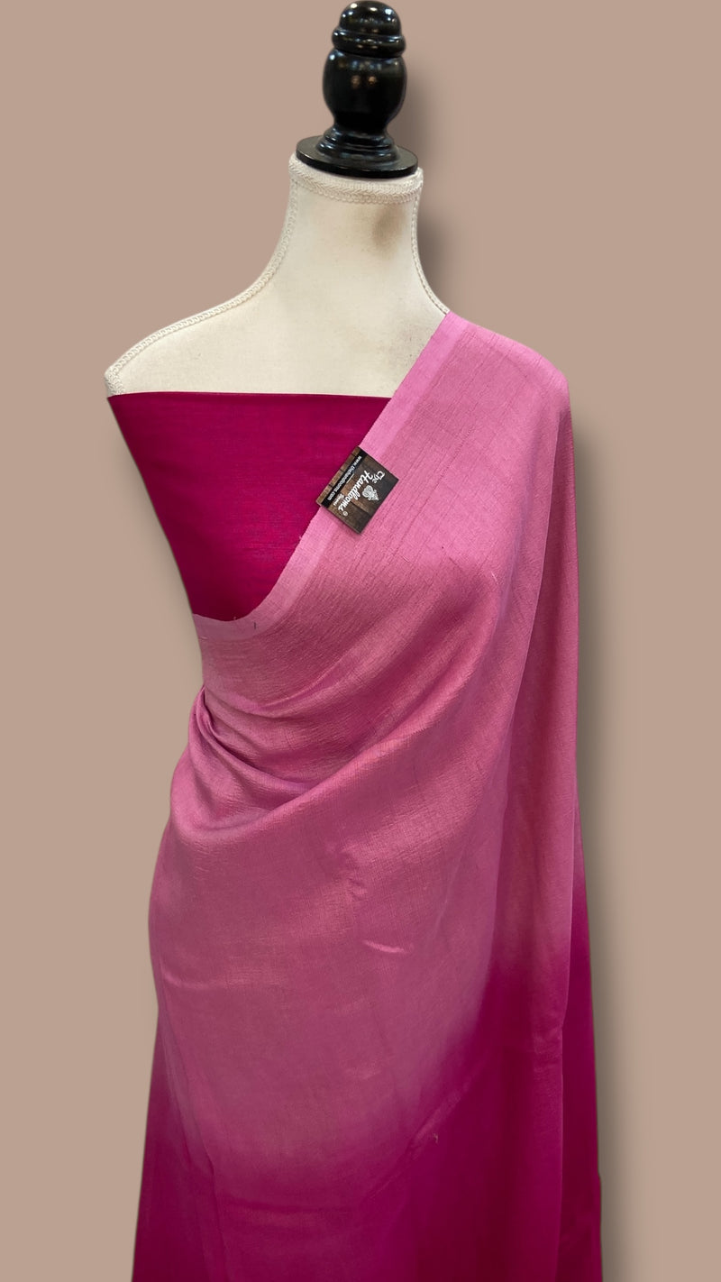 Tussar Georgette Handloom Banarasi Saree - The Handlooms