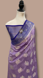 Pure Chiniya Silk Handloom Banarasi Saree - The Handlooms