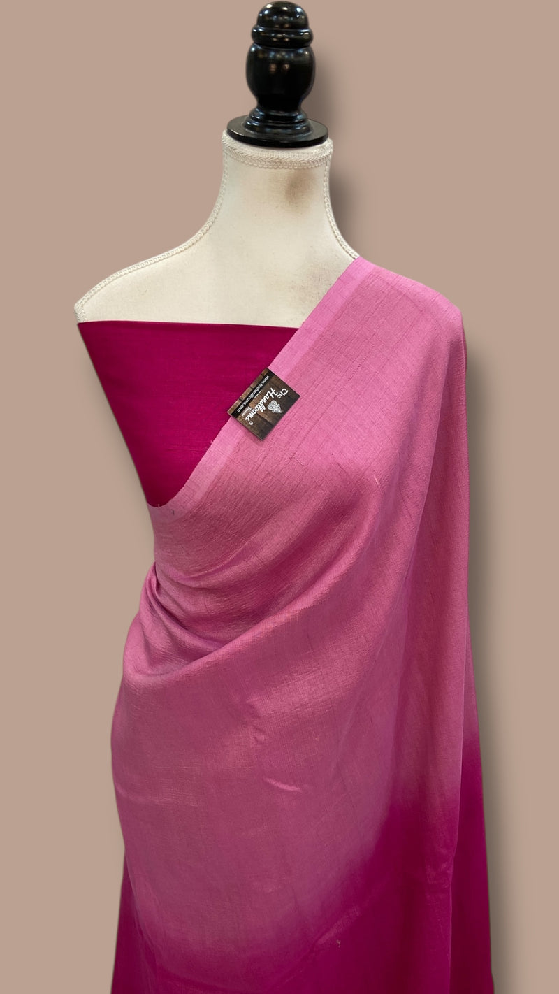 Tussar Georgette Handloom Banarasi Saree - The Handlooms